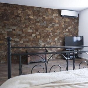 Slate Rusty Brown Natur, 10 cm x LL | Decorative Stone - Vertical Tiles, Outdoor-Indoor