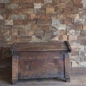 Slate Rusty Brown Natur, 10 cm x LL | Decorative Stone - Vertical Tiles, Outdoor-Indoor