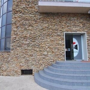 Slate Homa 3D Strips | Decorative Stone for Vertical Cladding, Exterior-Interior (10-12/pallet)