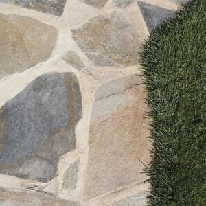 AquaBlue Polygonal Slate - Patio Flagstone Slabs