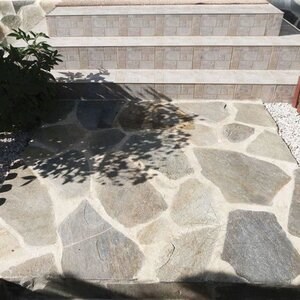 AquaBlue Polygonal Slate - Patio Flagstone Slabs