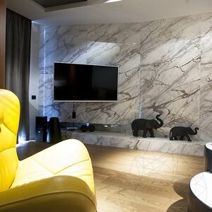 Calacatta Lucina Polished Marble cut-to-size slabs, 2 cm - Special Projects Item