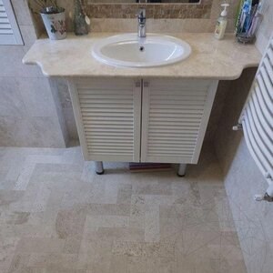 Travertine Classic Cross Cut Polished 2 cm - Countertops, Steps, Glazes and Personalized Pieces