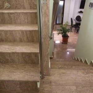 Travertine Latte Polisat 2 cm - Countertops, Steps, Glazes and Personalized Pieces