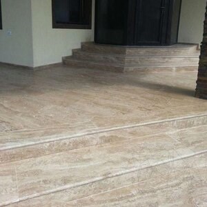 Travertine Latte Polisat 2 cm - Countertops, Steps, Glazes and Personalized Pieces
