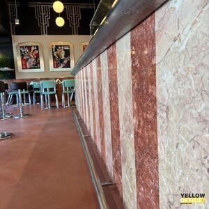 Pink Aurora Polished Marble Slab, 2 cm