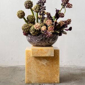 Orange Onyx Quadra Table