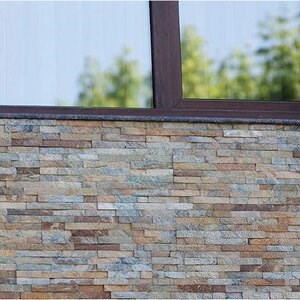 Bronze Quartzite Wall Cladding Panel 15 x 60 x 1-2  cm