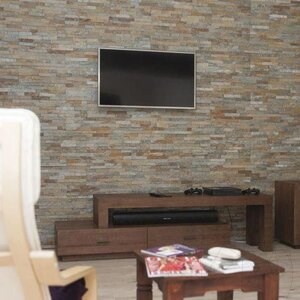 Bronze Quartzite Wall Cladding Panel 15 x 60 x 1-2  cm