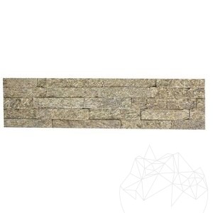 Lemone Quartzite Wall Cladding Panel 15 x 60 x 1-2  cm