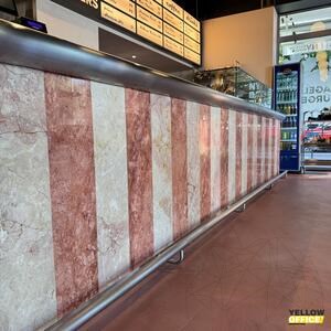 Opium Red Filled & Polished Travertine Slab, 2 cm