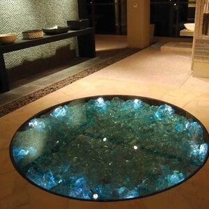 Glass Deco Blue KG