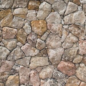 Rock Face Airon Poligonal Marble