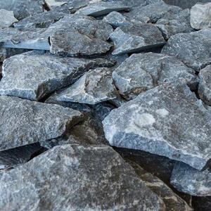 Rock Face Black Poligonal Marble