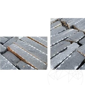 Rock Face Flat Black Slate