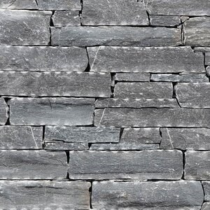 Rock Face Flat Black Slate