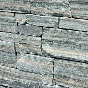 Rock Face Flat Olive Green Slate