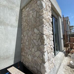 Exterior Stone Cladding Marble Rock Face Ivory