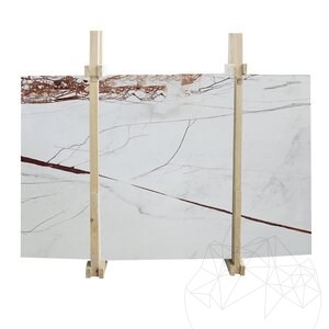 Rosso Venato Polished Marble Slab, 2 cm