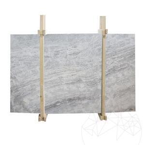 Royal Grey Marble Polished Slab, 2 cm