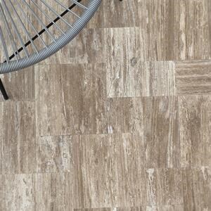 Royal Walnut Vein Cut Mini Set Honed Travertine, 1 cm