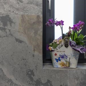 Flexible Slate SKIN Ultra-Flex 2mm - Autumn White, 210 x 105 cm| Stone for Walls, Furniture, Facades and Wet Areas