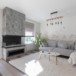 Flexible Slate SKIN Ultra-Flex 2mm - Autumn White, 210 x 105 cm| Stone for Walls, Furniture, Facades and Wet Areas