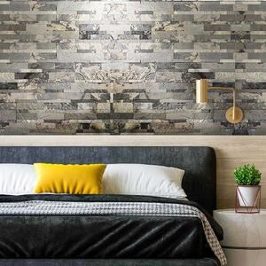 Flexible Slate SKIN Panel 3D Express - Autumn Rustic, 60x15 cm, Self-Adhesive 3M for Interior Cladding Furniture