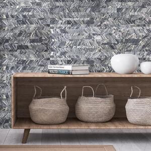 Flexible Marble SKIN Panel Express - Brazil Black, 60x15 cm, Self-Adhesive 3M for Interior Cladding Furniture