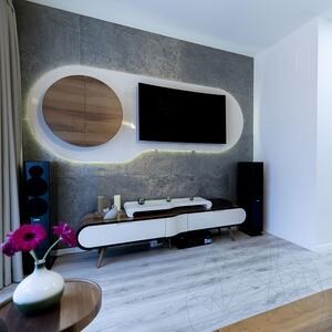 Flexible Slate SKIN MicroStone 1mm - Silver Shine, 280 x 125 cm | Ultra-Flexible Stone for Walls, Furniture, Facing