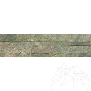 Flexible Marble SKIN Panel Express - Rain Forest Green, 60x15 cm, Self-Adhesive 3M for Interior Cladding Furniture