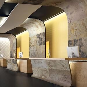 Flexible Slate SKIN MicroStone 1mm - Indian Autumn, 210 x 105 cm | Ultra-Flexible Stone for Walls, Furniture