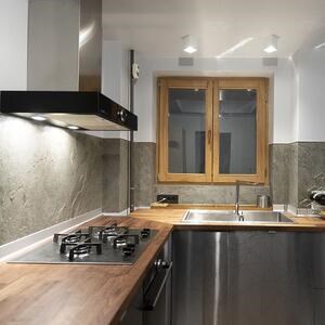 Flexible Slate SKIN Ultra-Flex 2mm - Jeera Green, 210 x 105 cm | Stone for Walls, Furniture, Facades and Wet Areas