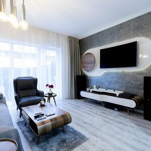 Flexible Slate SKIN Ultra-Flex 2mm - Silver Shine, 265 x 125 cm | Stone for Walls, Furniture, Facades and Wet Areas