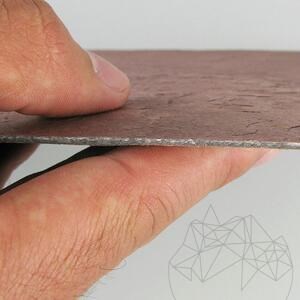 Flexible Slate SKIN Ultra-Flex 2mm - Terra Red, 210 x 105 cm | Stone for Walls, Furniture, Facades and Wet Areas