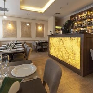 Translucent Flexible Slate SKIN 2mm - Indian Autumn, 265 x 125 cm | Ambient Lighting, Indoor & Outdoor