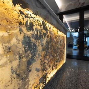 Translucent Flexible Slate SKIN 2mm - Indian Autumn, 280 x 125 cm | Ambient Lighting, Indoor & Outdoor