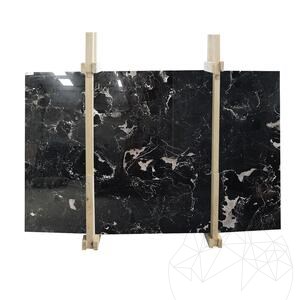 Marble Slab Saint Laurent Black Polished, 2 cm