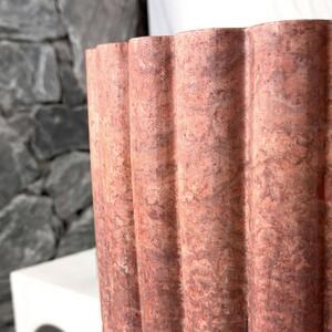 Scarlet Freestanding Sink Opium Red Travertine