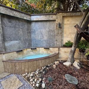 Waved Silver Travertine 120 x 60 x 2 cm 