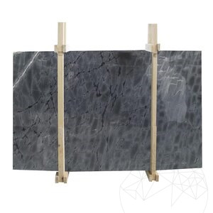 Snake Blue Polished Marble Slab, 2 cm