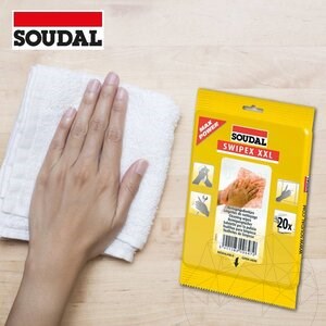 Soudal Swipex XXL | Cleaning wipes (20 pcs/pack)