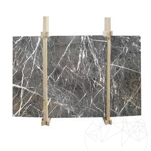 Spider Black Polished Marble Slab 2 cm