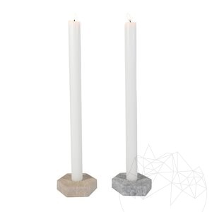 Handmade Natural Stone Candle Holder (ø = 7.5 cm)