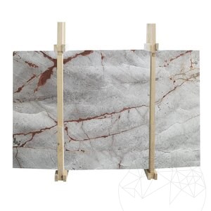 Symphony Grey Polished Marble Slab, 2 cm