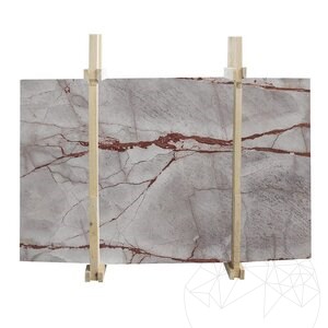 Symphony Grey Polished Marble Slab, 2 cm