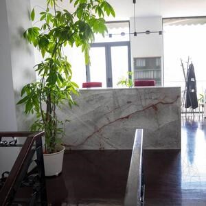 Symphony Grey Polished Marble Slab, 2 cm