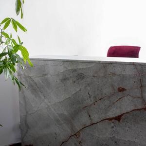 Symphony Grey Polished Marble Slab, 2 cm