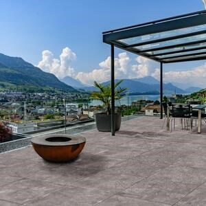 Sinterized Stone L'ALTRA PIETRA Tegel Moon, 90 X 90 X 2 cm, R11 - Non-Slip for outdoor use