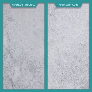 Tundra Grey Sandblasted Marble, 61 x 30.5 x 1.5 cm